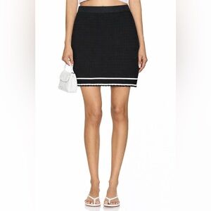 House of Harlow 1960 Black Textured Knit Skirt XS